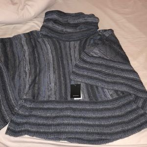 Angeleno cowl neck poncho